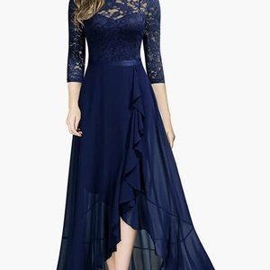 Women Maxi Miusol Navy Blue Dress